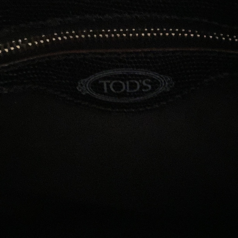 Authentic Tods Black leather hobo - Picture 6 of 9